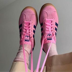 Adidas Pink Gazelles Bold